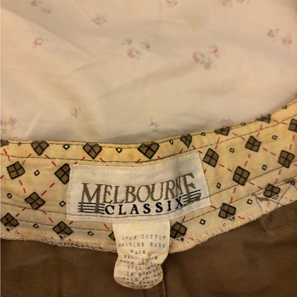 Vintage middi skirt 100% cotton